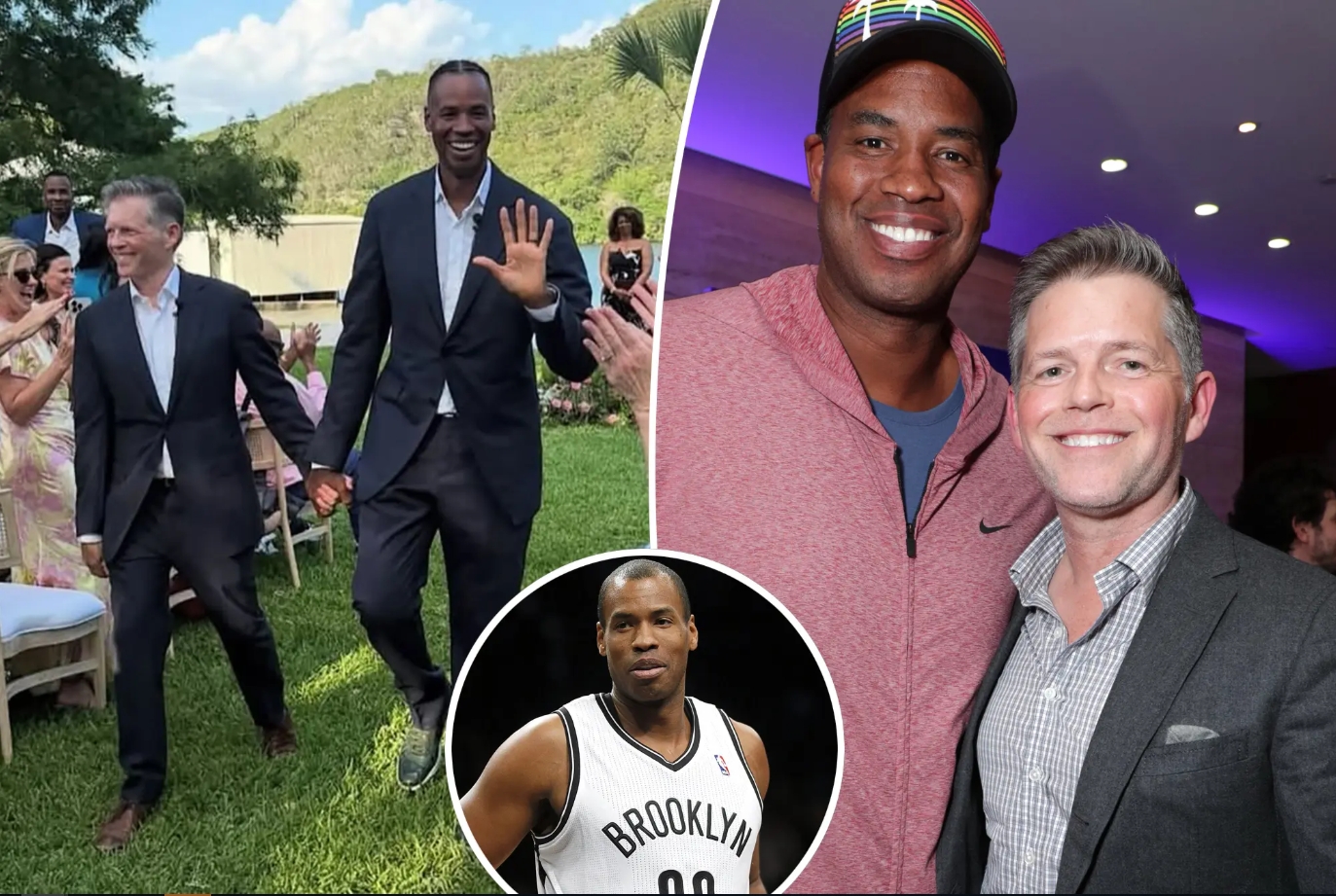 NBA首位出柜球员贾森-科林斯完婚！伴侣是57岁制片人&相恋超十年 缩略图